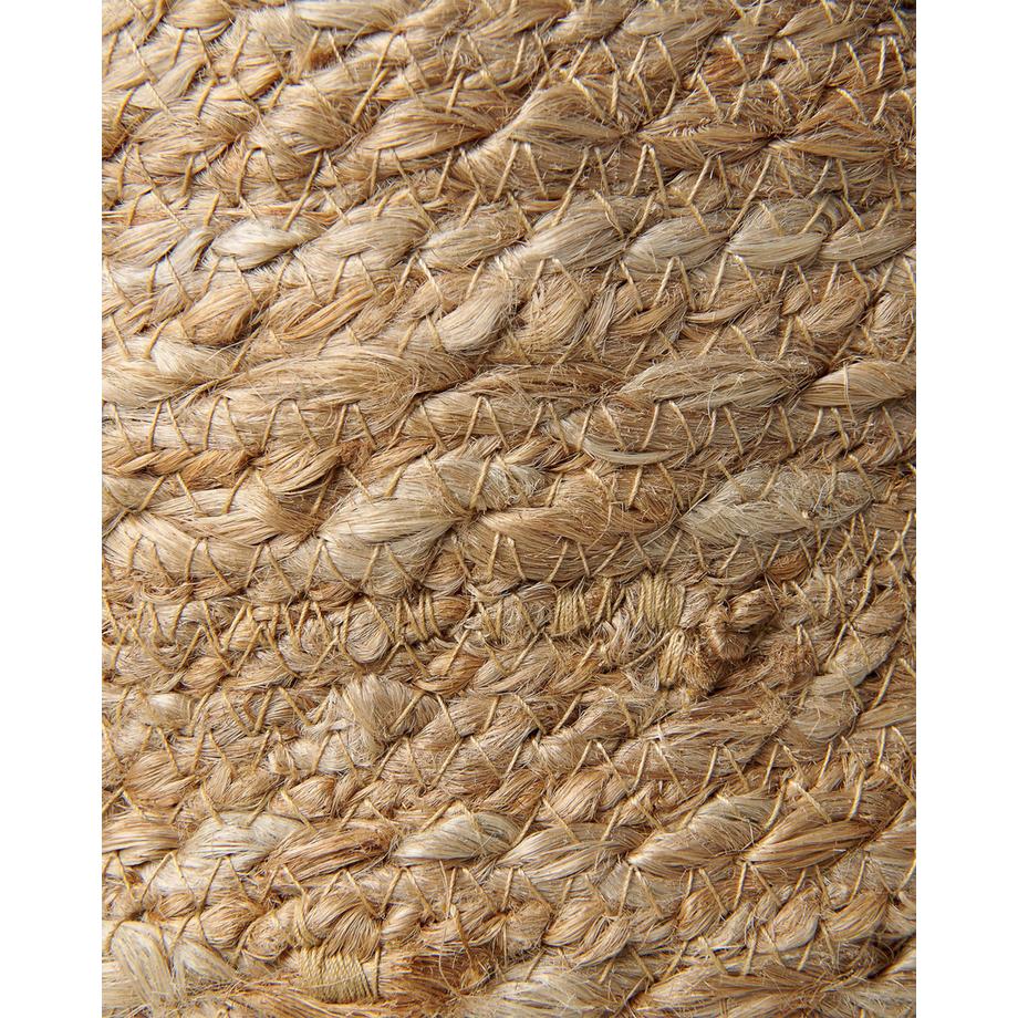 Beliani Aufbewahrungskorb 2er Set aus Jute Boho KORNAK  