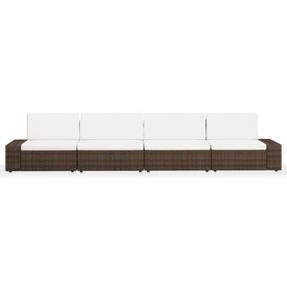 VidaXL Garten-lounge-set poly-rattan  