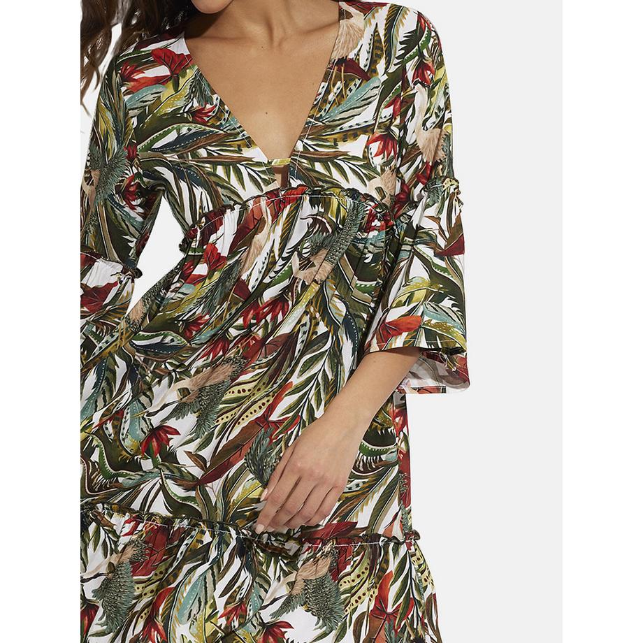 Selmark Strandkleid Dreiviertel-Ärmel Galapagos  