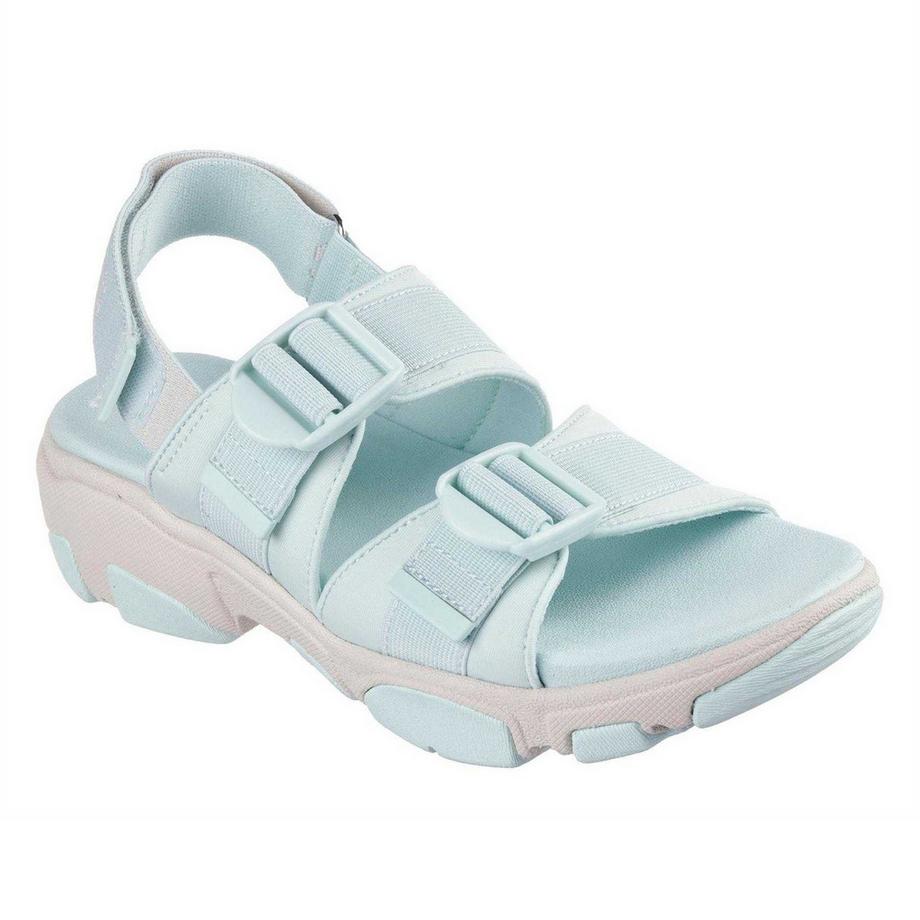 Sandalen , Flacher Absatz