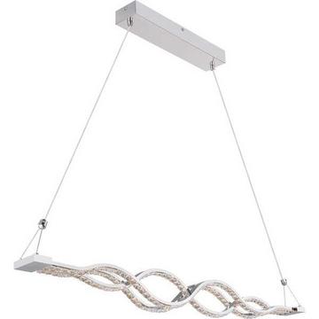 Lampe à suspension Pilla chrome 1xLED