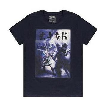 T-Shirt: Zelda Fighting Link (M)