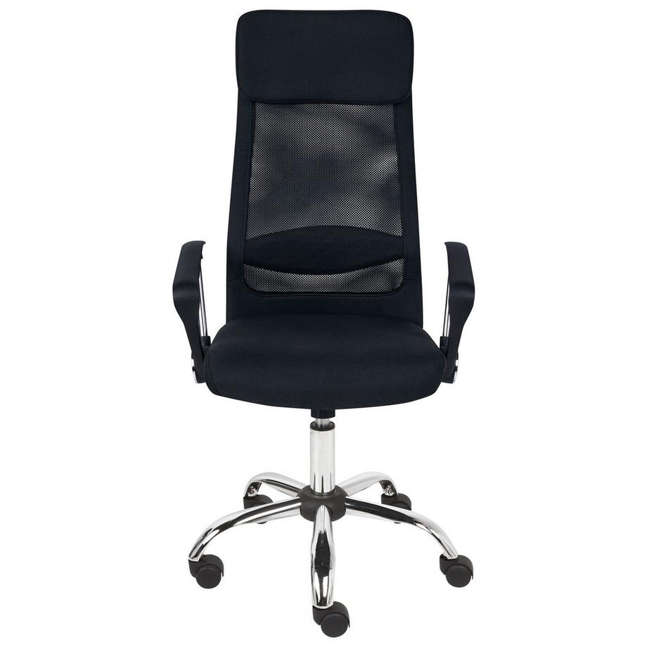 Beliani Bürostuhl aus Kunstleinen Minimalistisch PIONEER II  