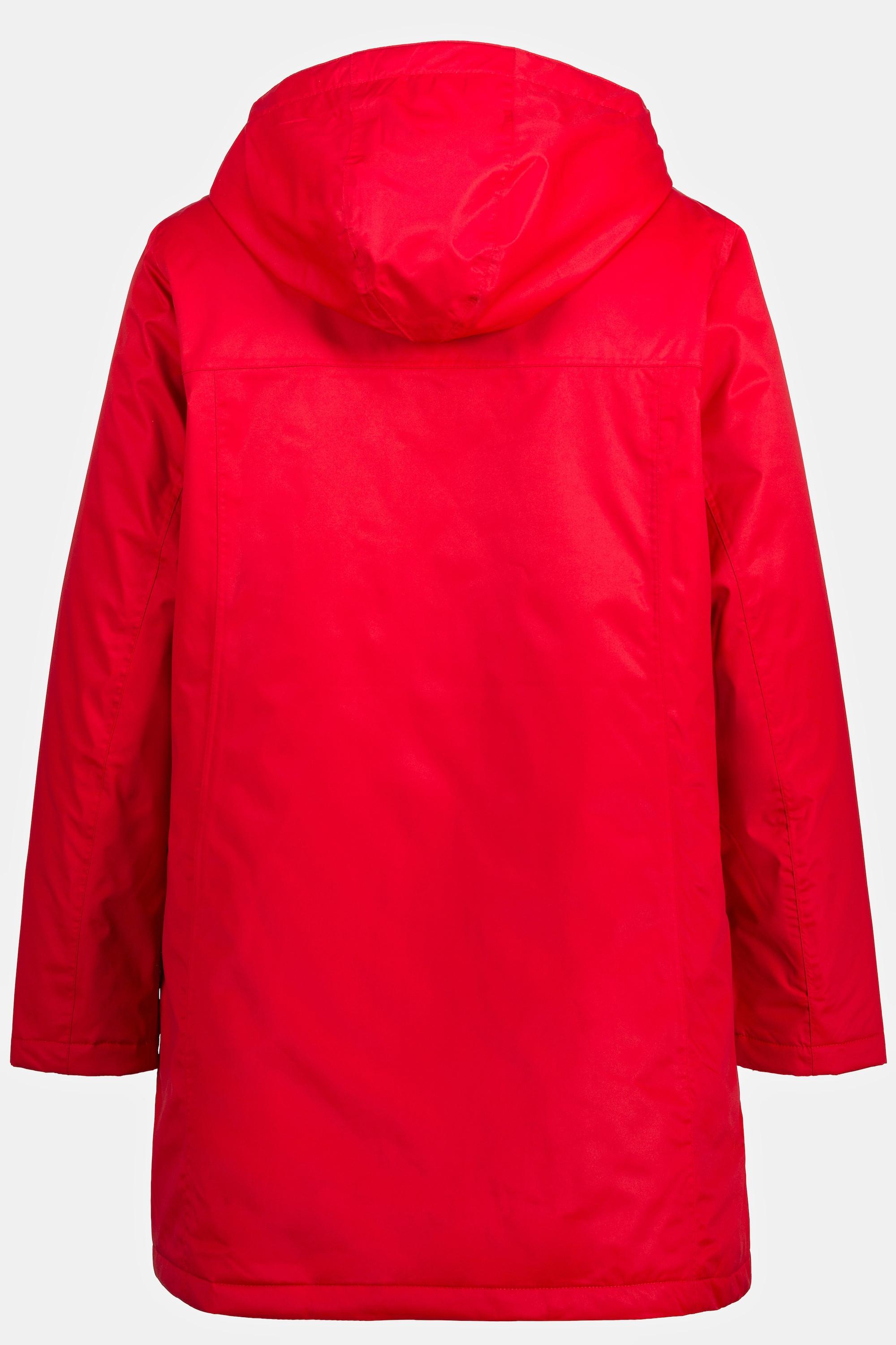 Ulla Popken  Veste outdoor HYPRAR, tissu imperméable, fermeture à glissière à double sens 