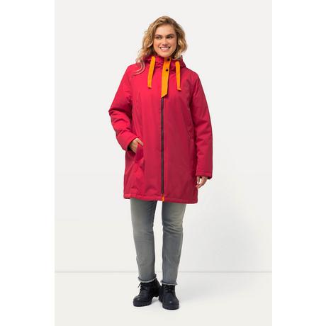 Ulla Popken  Veste outdoor HYPRAR, tissu imperméable, fermeture à glissière à double sens 