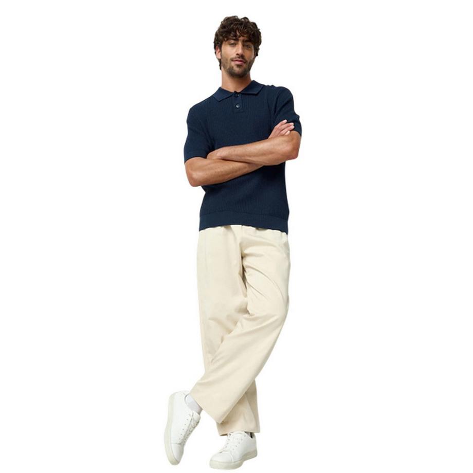 BOSS Maglietta Polo a Costine con Collo  