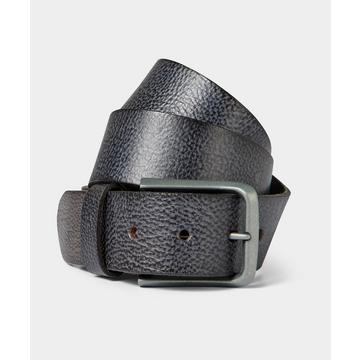 Ceinture en cuir avec boucle métallique