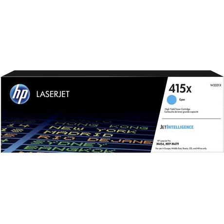 Hewlett-Packard  HP Toner-Modul 415X cyan W2031X CLJ Pro M454/MFP M479 6000 S. 