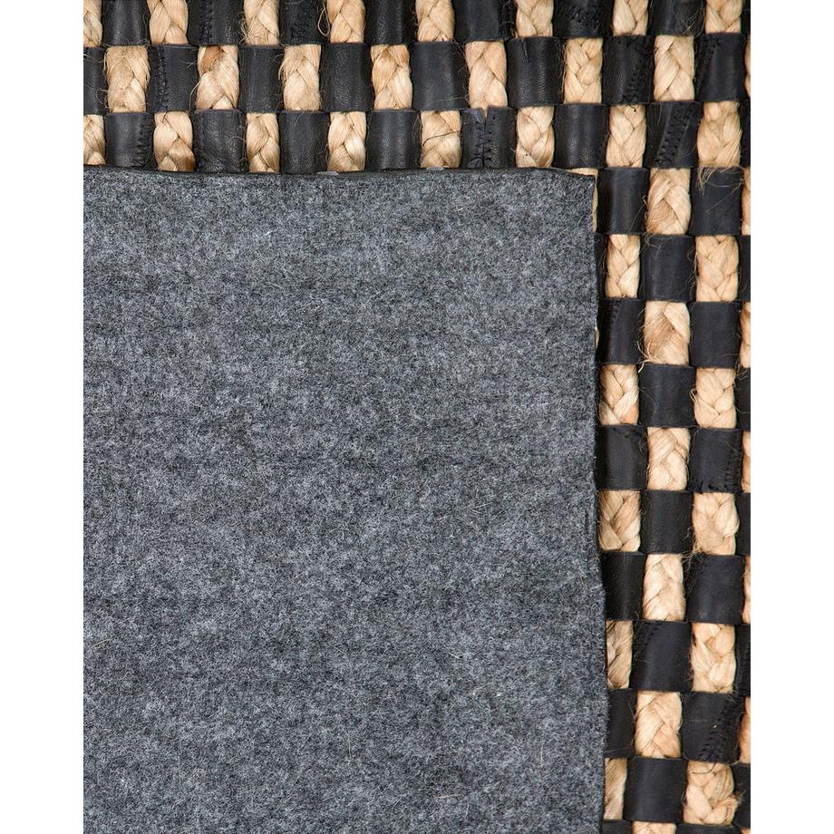 Beliani Tapis en Cuir Boho GERCE  