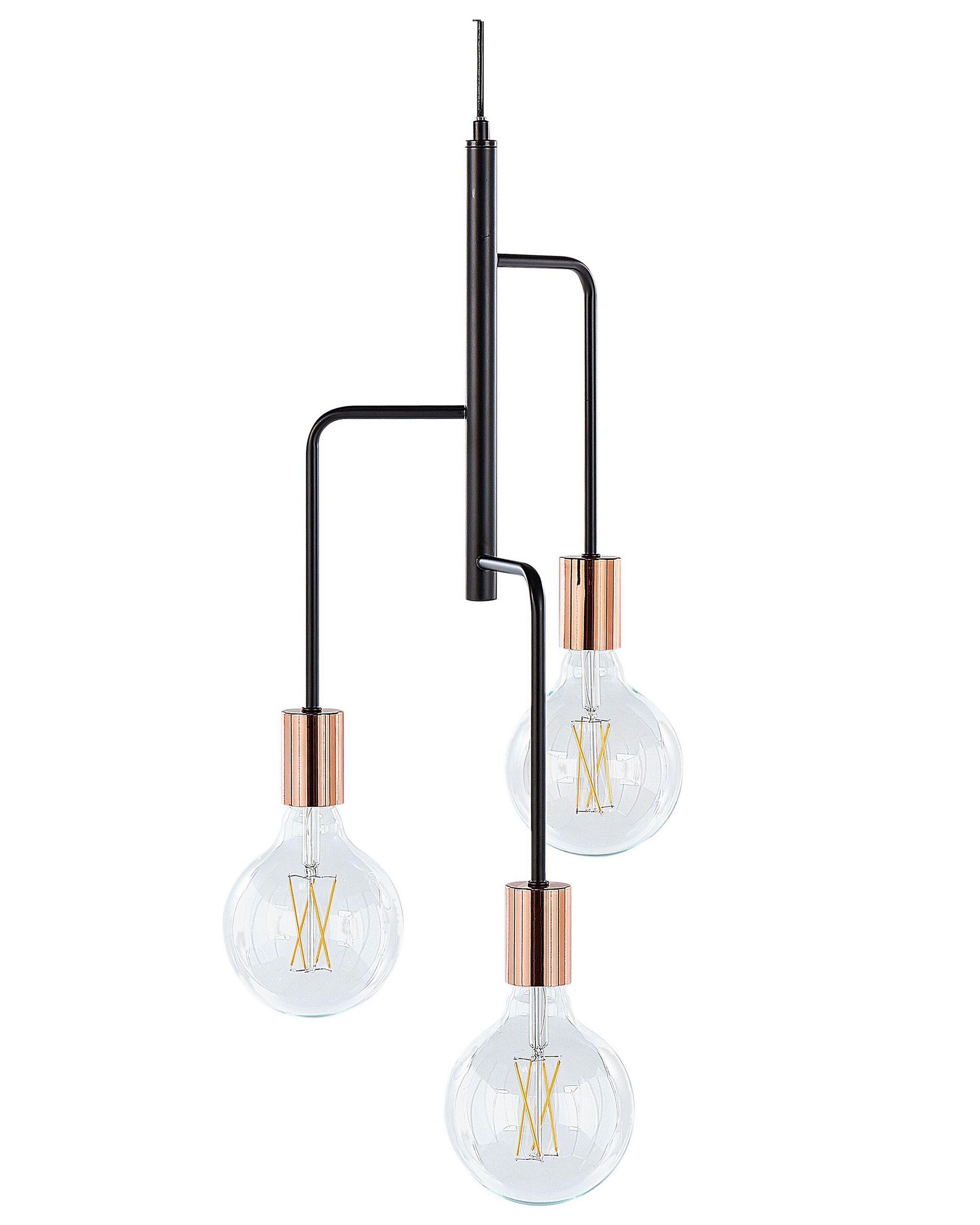 Beliani Lampe suspension en Métal Moderne BOGNA  