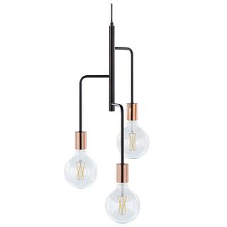 Beliani Lampe suspension en Métal Moderne BOGNA  