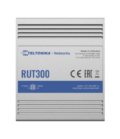 Image of Teltonika Teltonika RUT300 Kabelrouter Schnelles Ethernet Blau, Metallisch