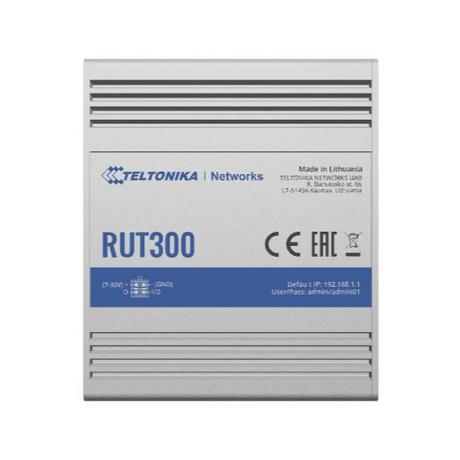 Teltonika  Teltonika RUT300 Routeur connecté Fast Ethernet Bleu, Métallique 