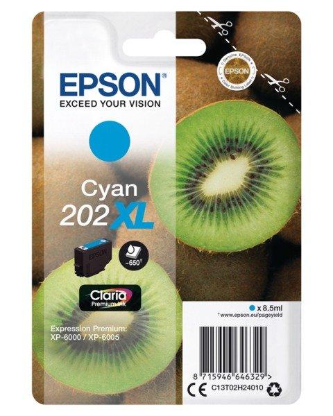 EPSON  Kiwi Singlepack Cyan 202XL Claria Premium Ink 