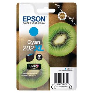 EPSON  Kiwi Singlepack Cyan 202XL Claria Premium Ink 