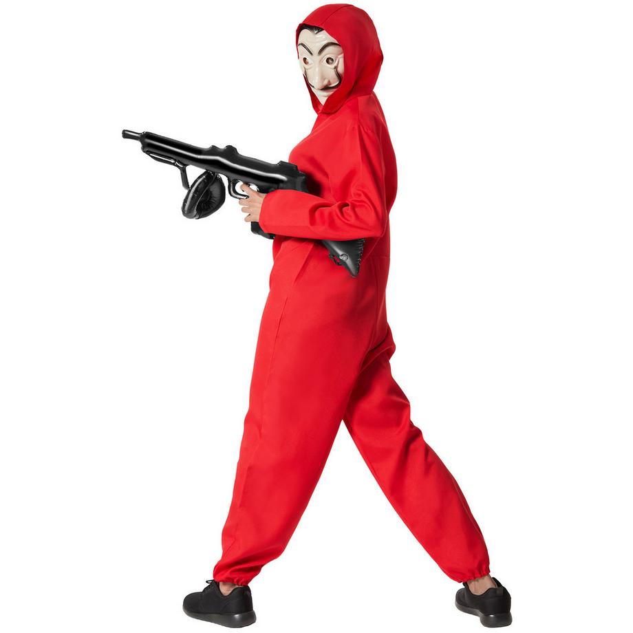 Tectake  Costume unisex Rapinatore di banca mascherato 