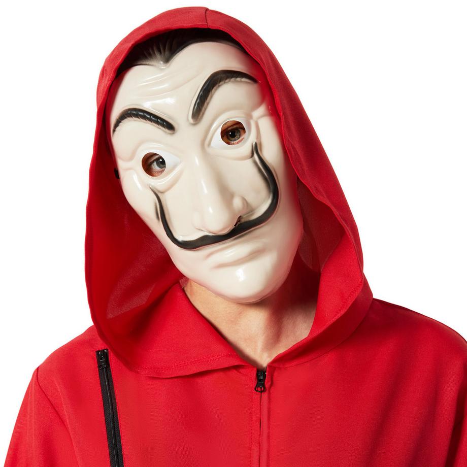 Tectake  Costume unisex Rapinatore di banca mascherato 