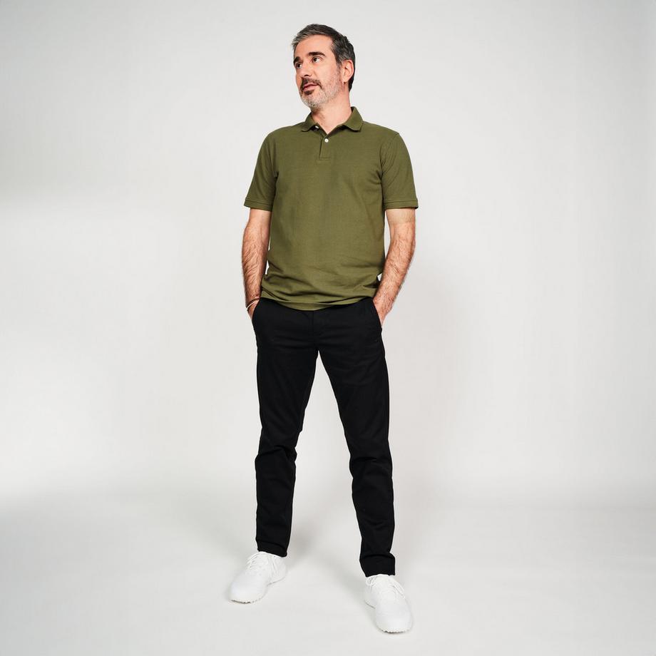 INESIS  Polo golf uomo maniche corte cotone 