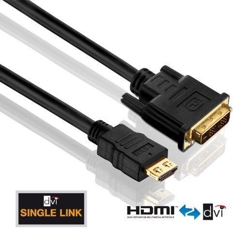 PureLink  PureLink HDMI-DVI M-M 5m DVI-D Schwarz 