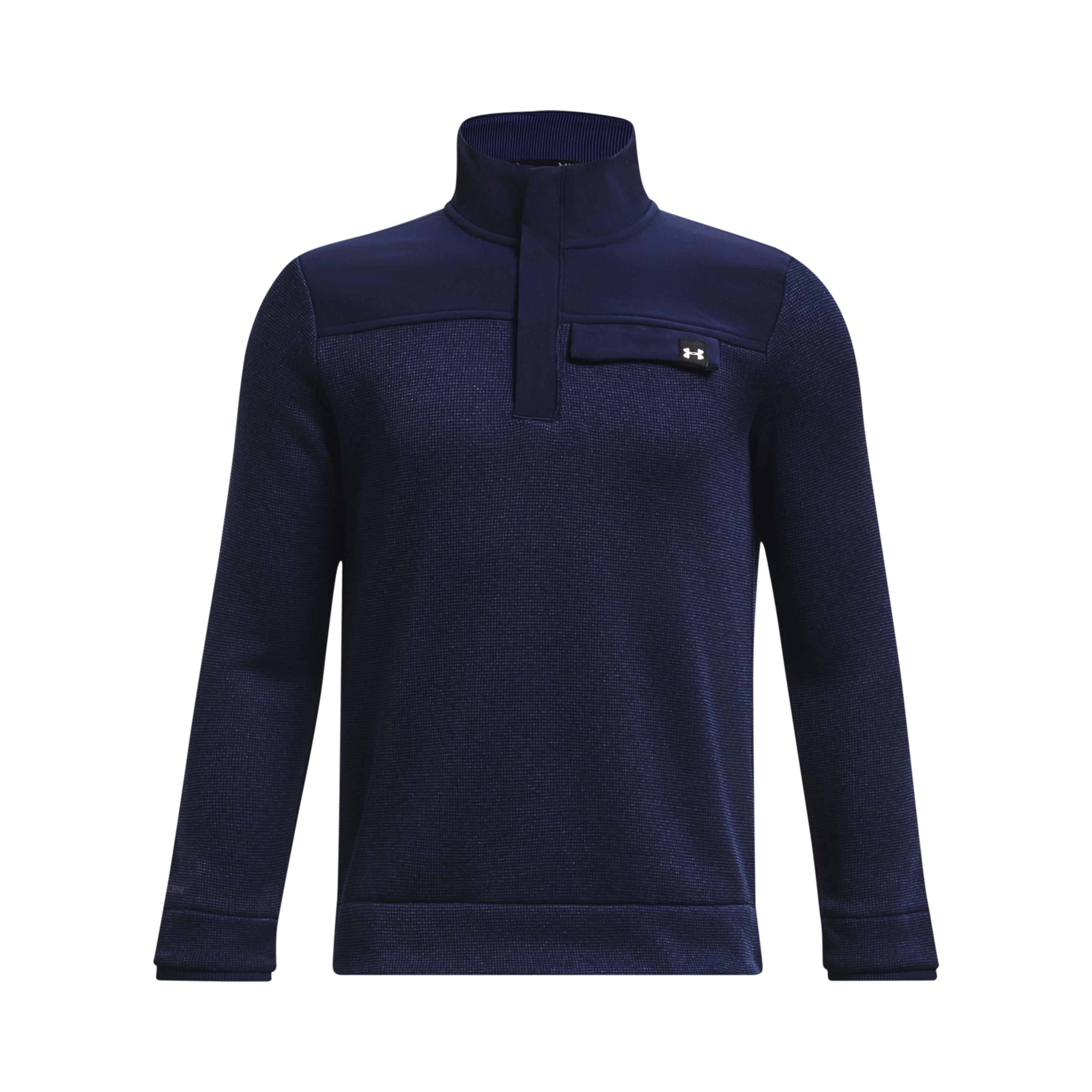 UNDER ARMOUR  felpa in pile da bambino con 1/2 zip 