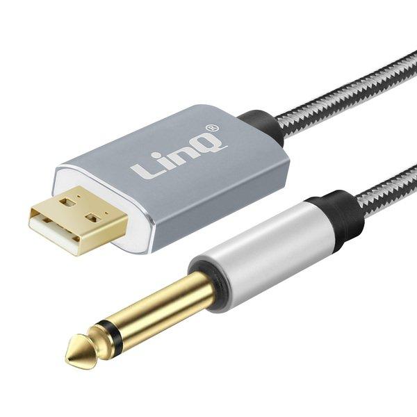 Avizar  Cavo audio USB / Jack 6,3,5 mm LinQ 