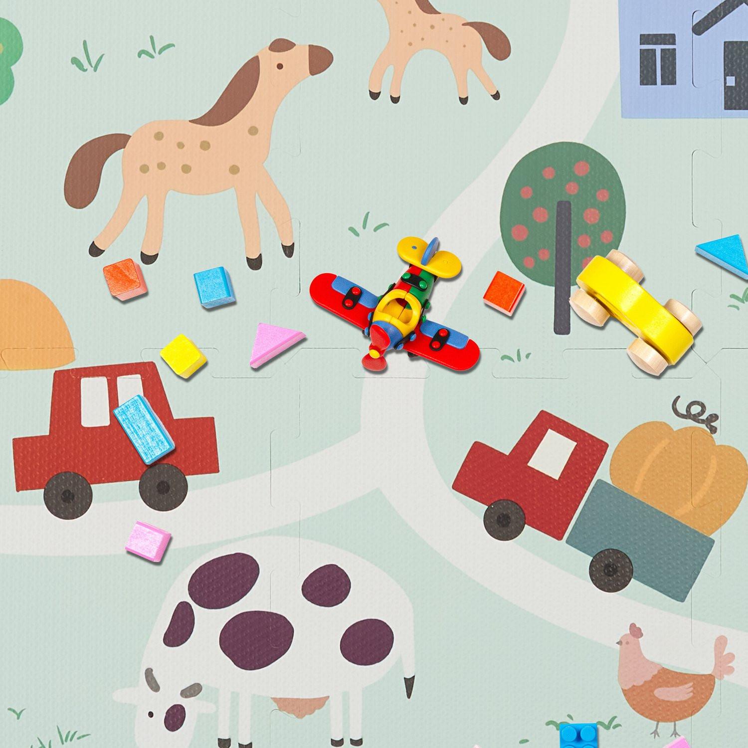 B2X Puzzlematte Bauernhof  