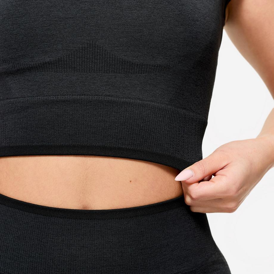 DOMYOS  Crop top donna seamless 