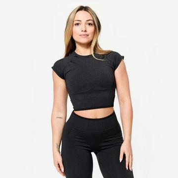 Crop top donna seamless