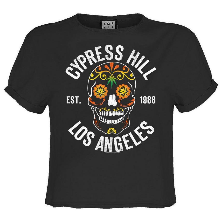 Floral Skull kurzes TShirt