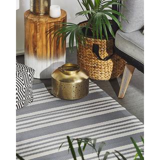 Beliani Tapis d'extérieur en Polypropylène Traditionnel DELHI  