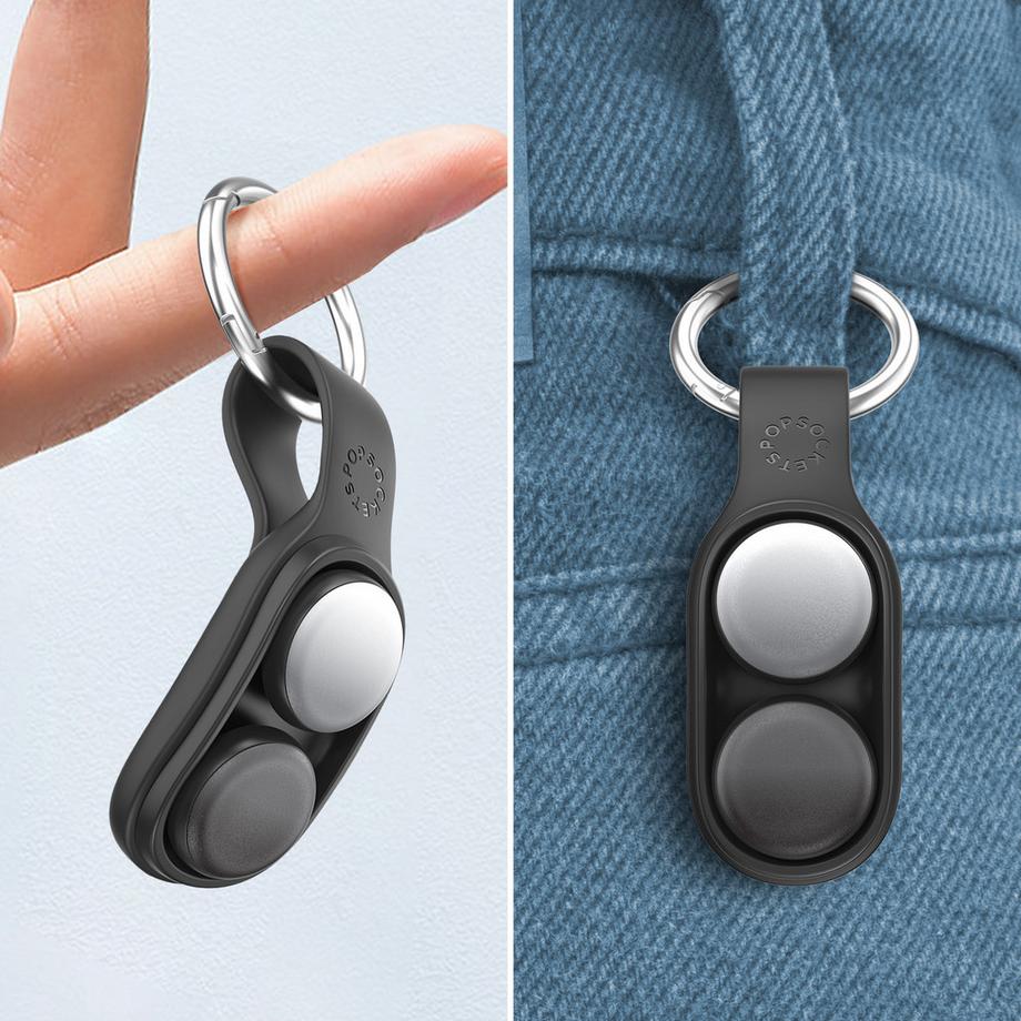 POPSOCKETS  PopPuck Starter Pack Black Flip 