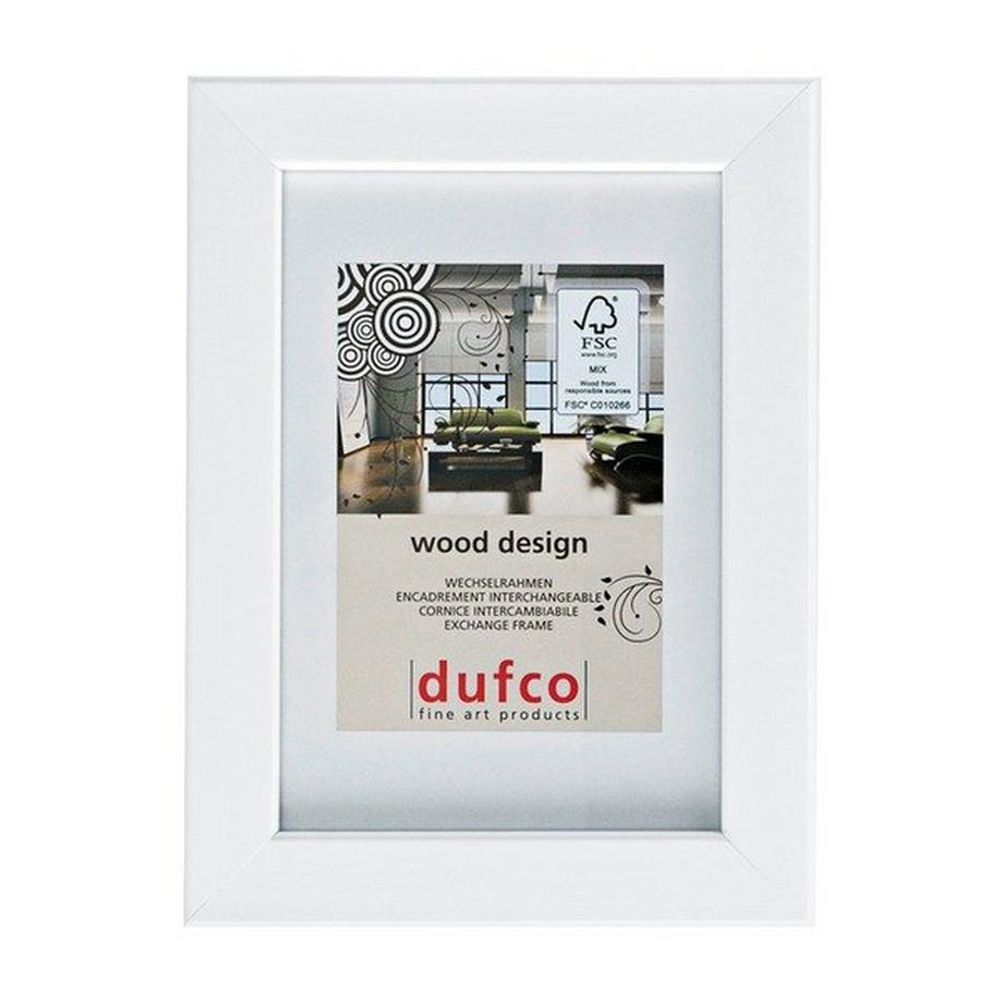 DUFCO Holz-Bilderrahmen 13x18cm 1610.80587 Toronto weiss