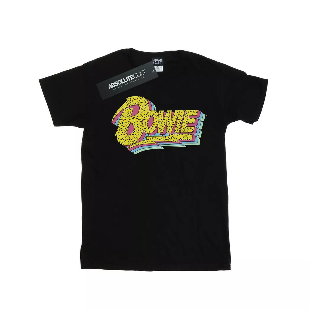 David Bowie - 90s TShirt, für Damen, Schwarz, Größe XL