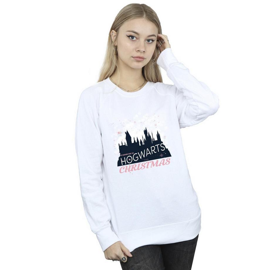 HARRY-POTTER Sweatshirt Noël Poudlard  