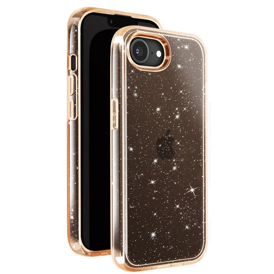 Avizar  Coque Paillette Or iPhone 16e 