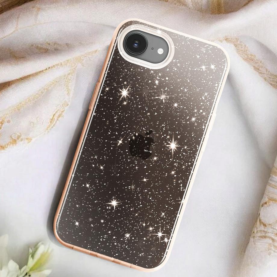 Avizar  Coque Paillette Or iPhone 16e 