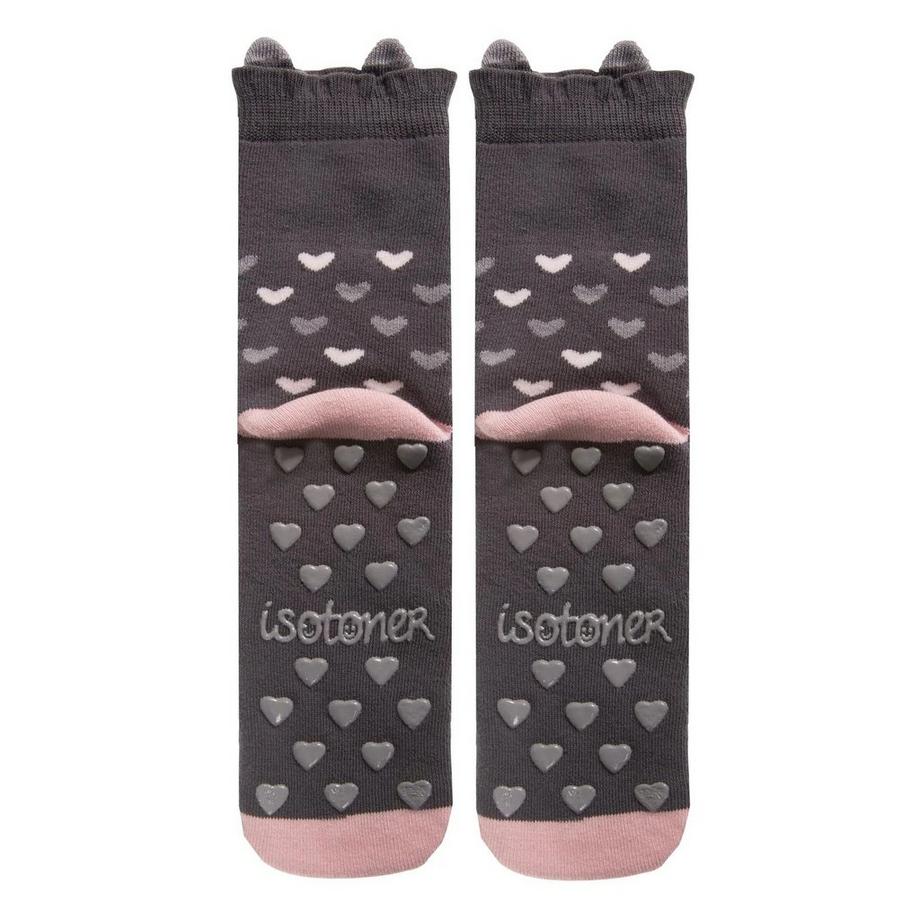 isotoner Koala Halbhohe Antirutsch Socken  