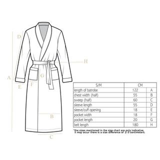 Tiseco COSY Mikroflanell Bademantel  