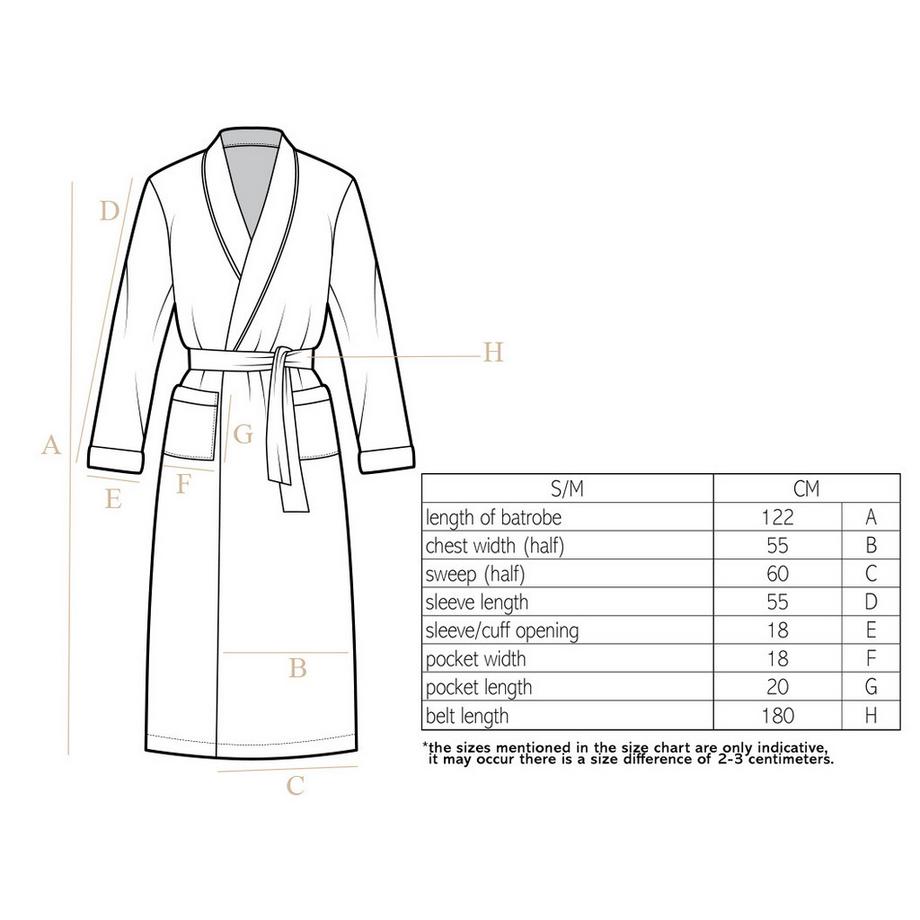 Tiseco Peignoir COSY en microflanelle  