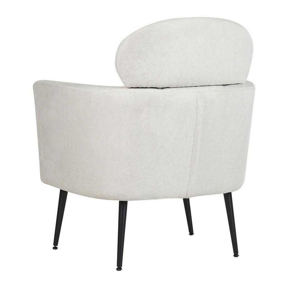 Beliani Sessel aus Stoff Retro SOBY  