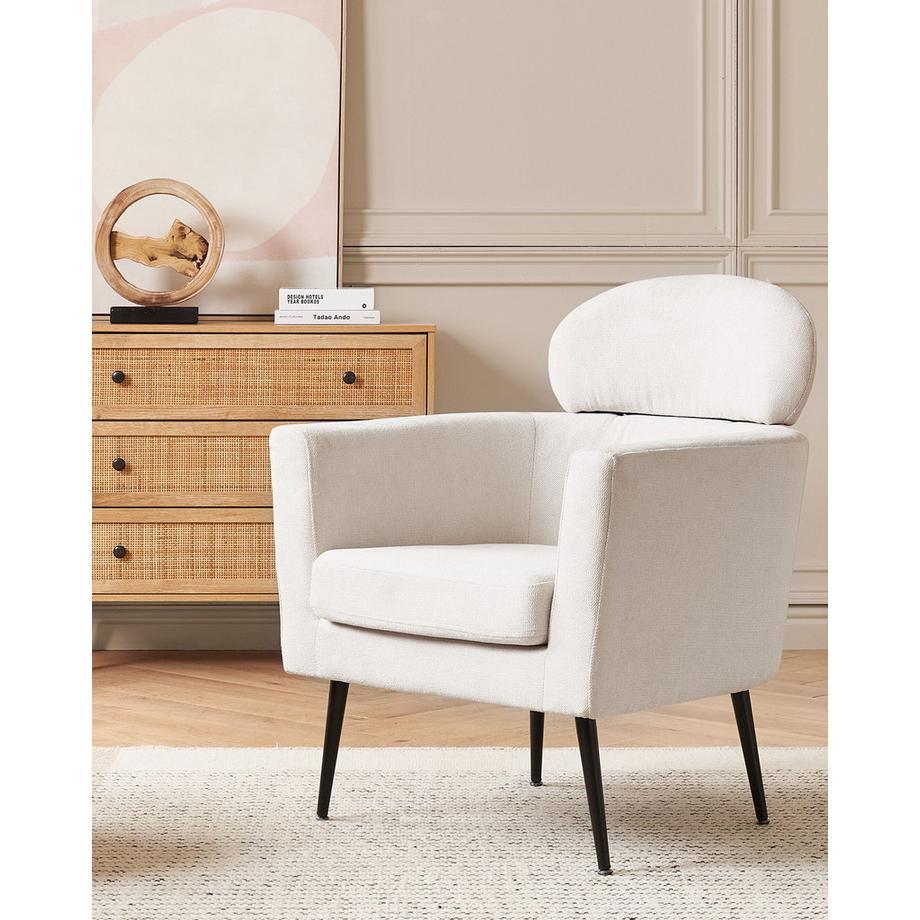 Beliani Sessel aus Stoff Retro SOBY  