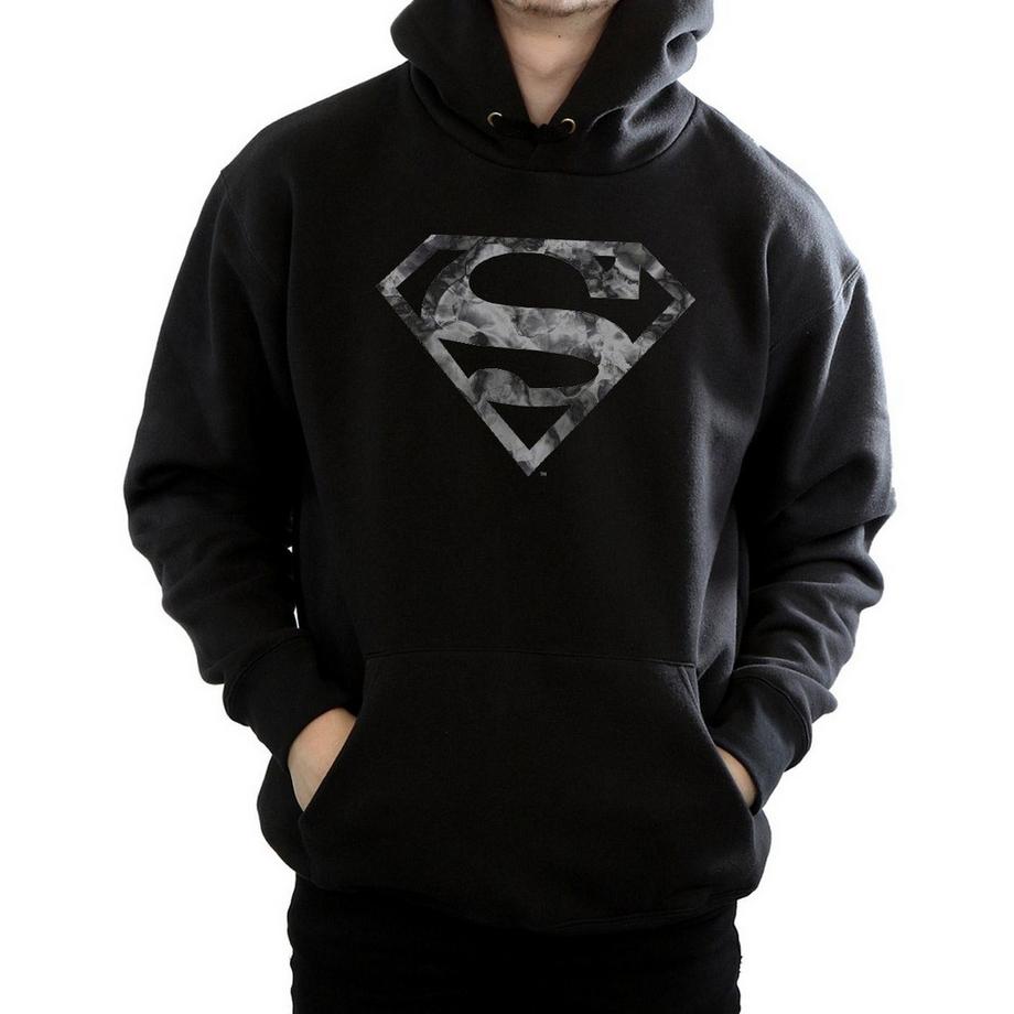DC COMICS Superman Marble Logo Sweat à Capuche  