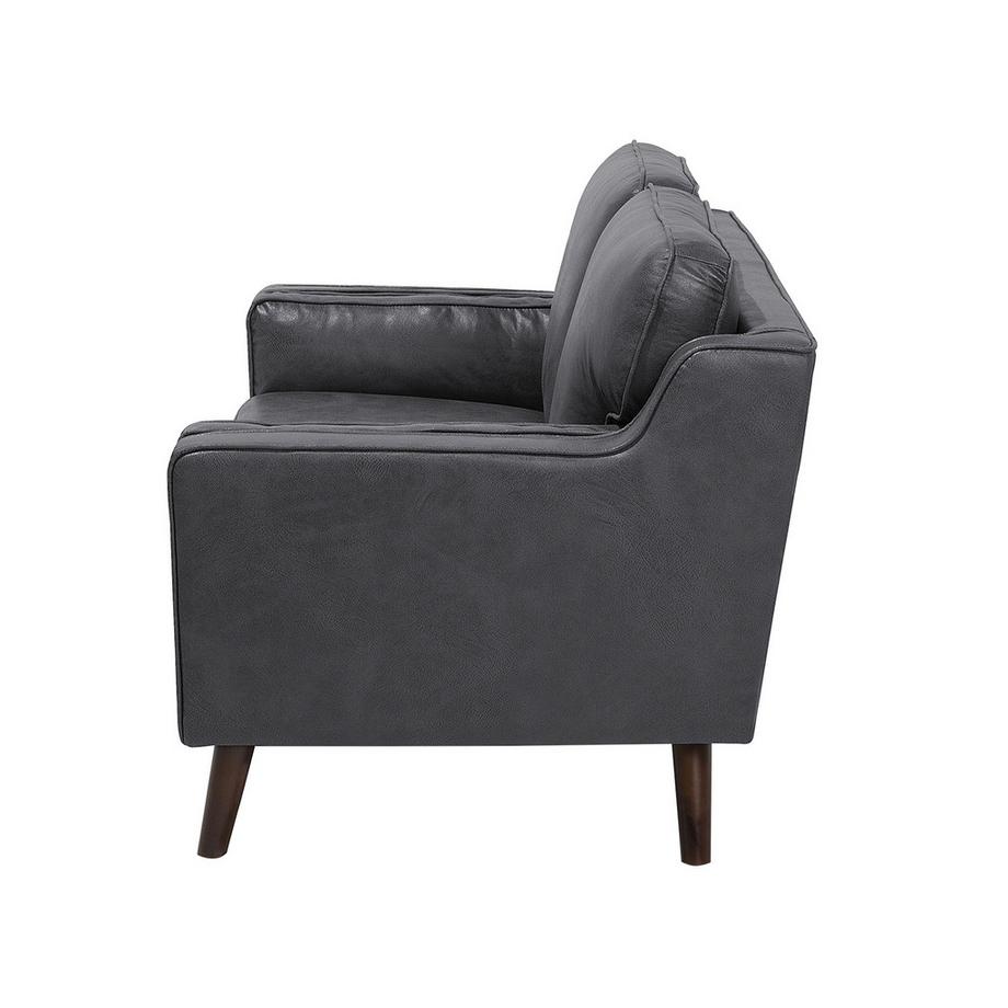 Beliani Canapé 2 places en Cuir PU Rétro LOKKA  