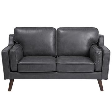 2 Sitzer Sofa aus Kunstleder Retro LOKKA