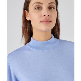 Damart  Pullover aus reiner Merinowolle mit Stehkragen. 