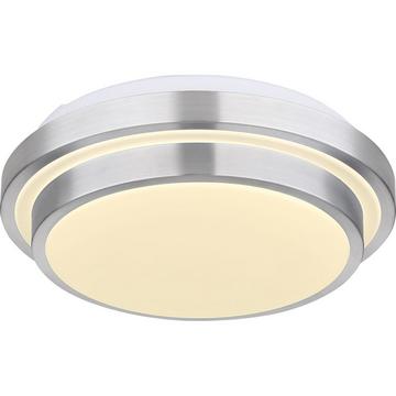 Plafonnier Gregory aluminium brossé LED