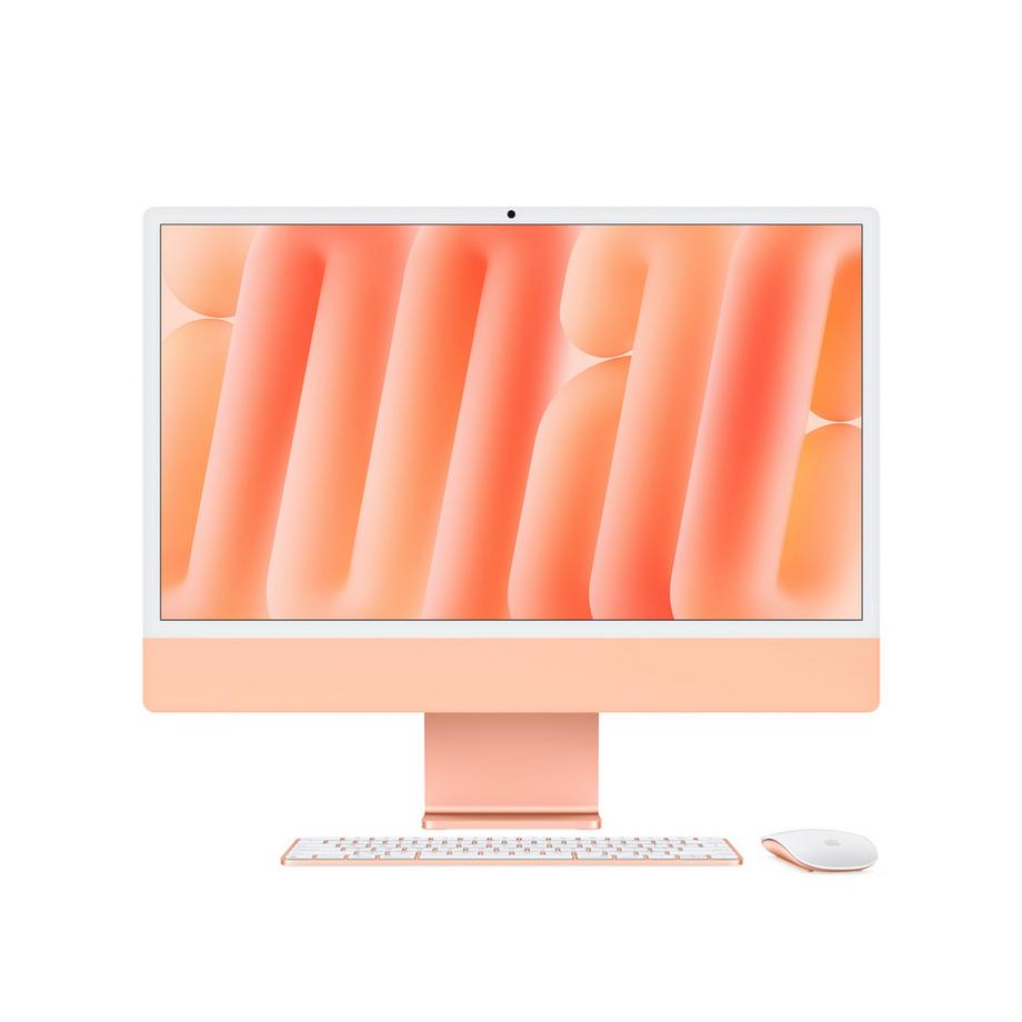 Ricondizionato iMac 24" 2024 M4 4,4 Ghz 16 Gb 512 Gb SSD Arancione - come nuovo