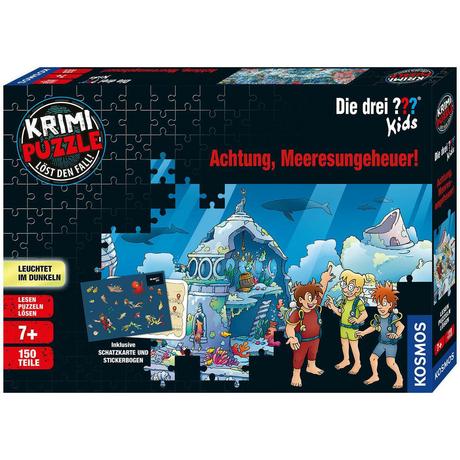 Kosmos  Puzzle Krimipuzzle - Achtung Meeresungeheuer 