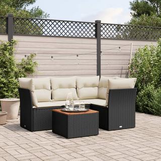 VidaXL set divano da giardino Polirattan  