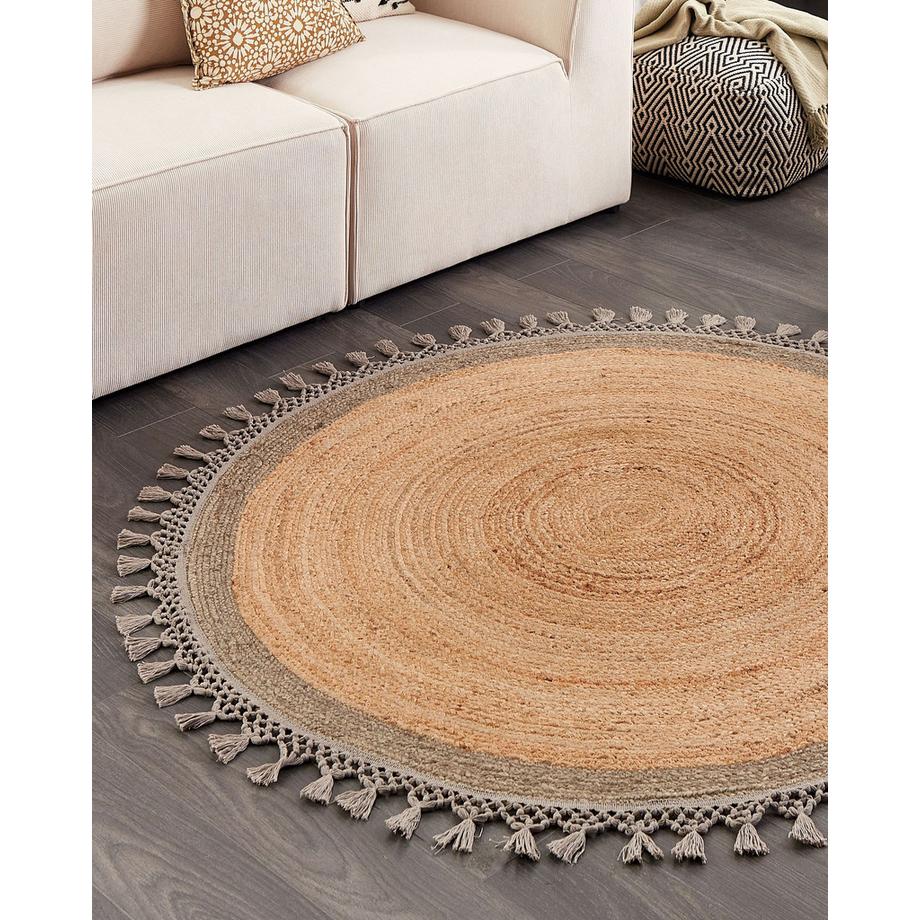 Beliani Tapis en Jute  MARTS  